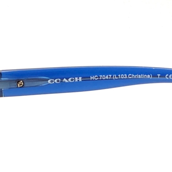 Coach Sunglasses Christina Silver Blue 907187  w/case main image 2